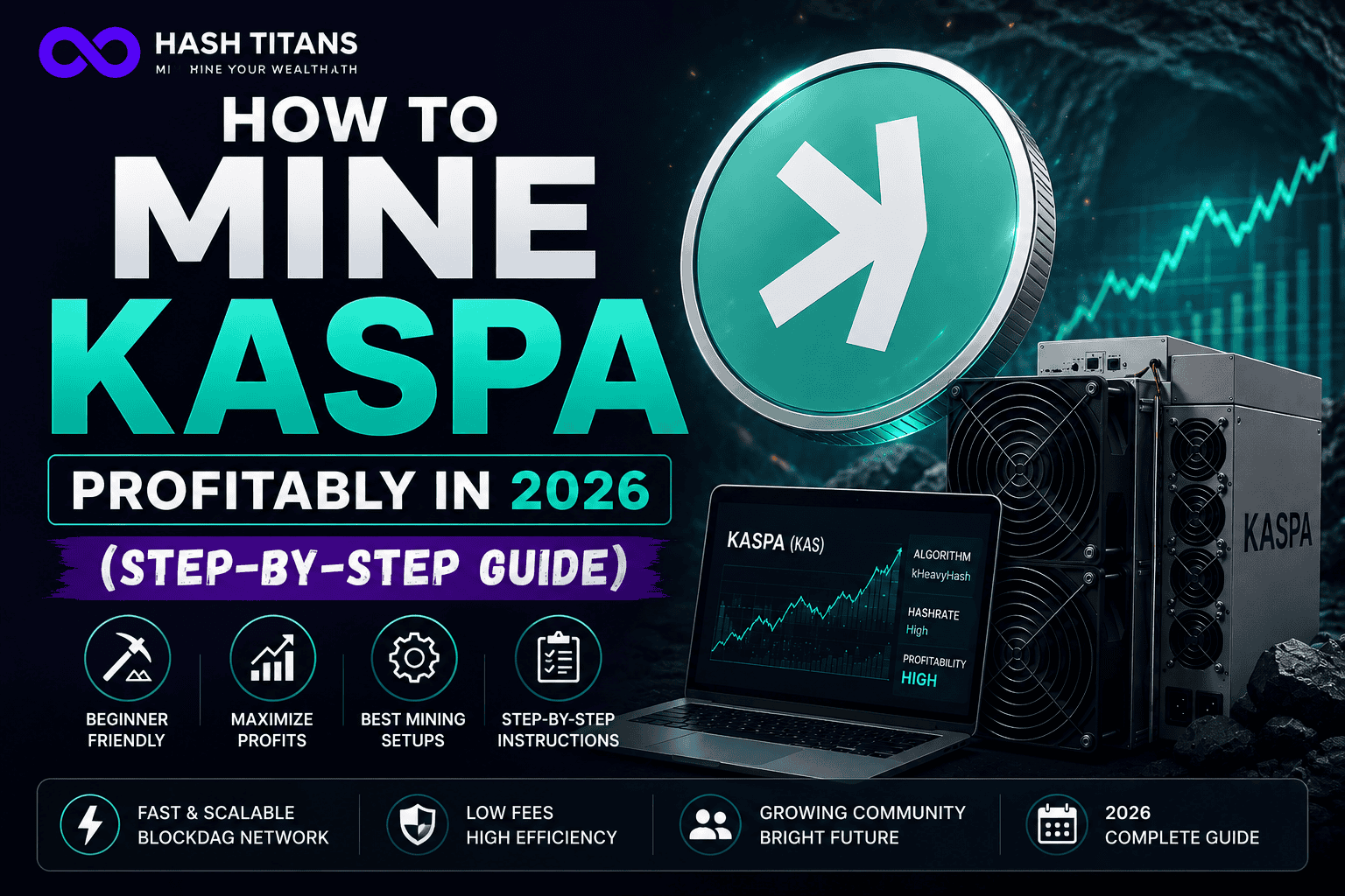 How to Mine Kaspa Profitably in 2026 (Step-by-Step Guide) How to mine Kaspa profitably in 2026 using ASIC miners, mining pools, and beginner-friendly setup guide