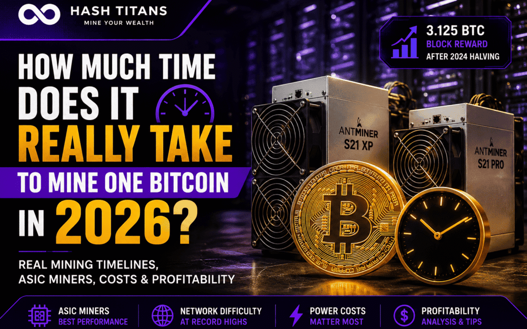 How Much Time Does It Really Take to Mine One Bitcoin in 2026? Best Mining Guide