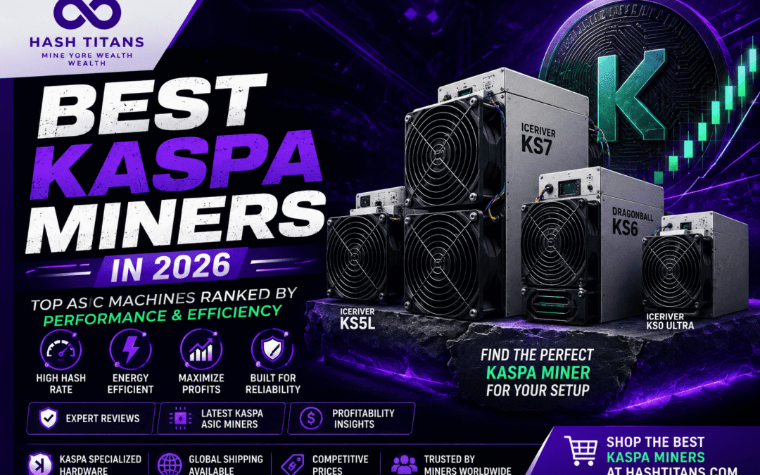 Best Kaspa Miners in 2026: Top ASIC Machines Ranked by Performance & Efficiency