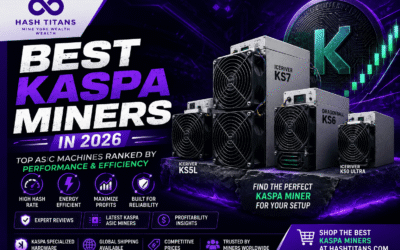 Blog 5 Best Kaspa Miners in 2026: Top ASIC Machines Ranked by Performance & Efficiency