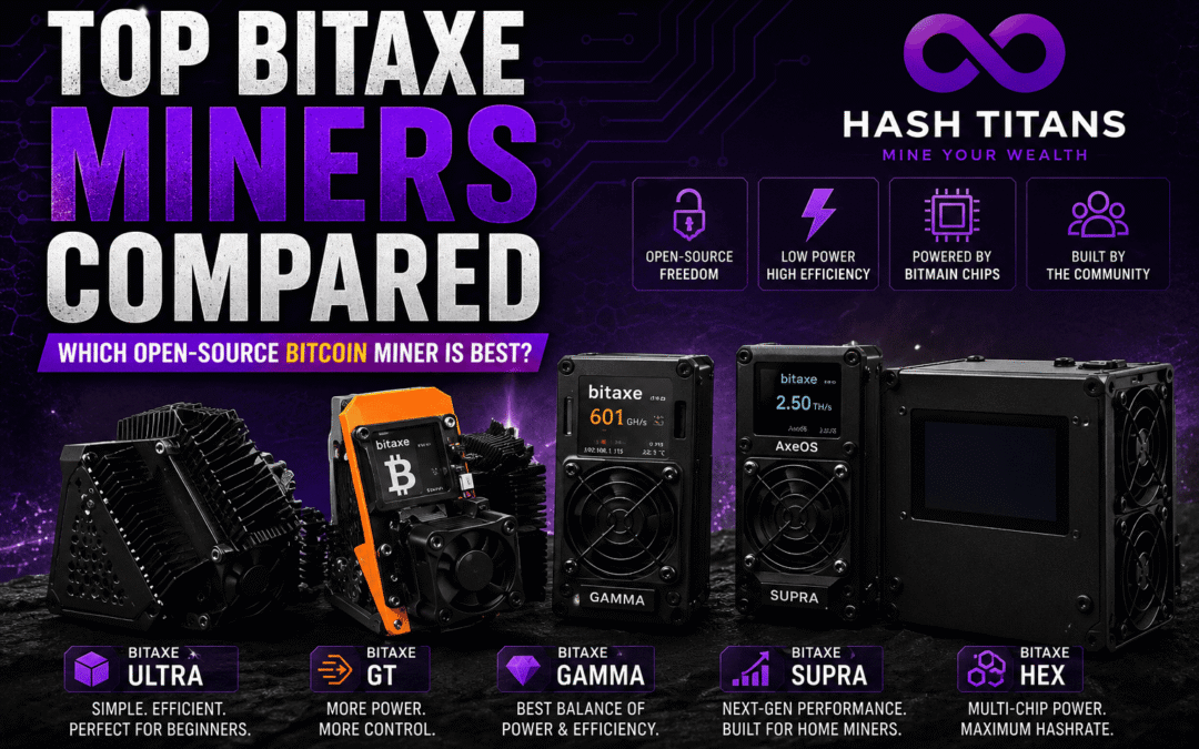 Top Bitaxe Miners Compared: Which Open Source Bitcoin Miner Is Best?