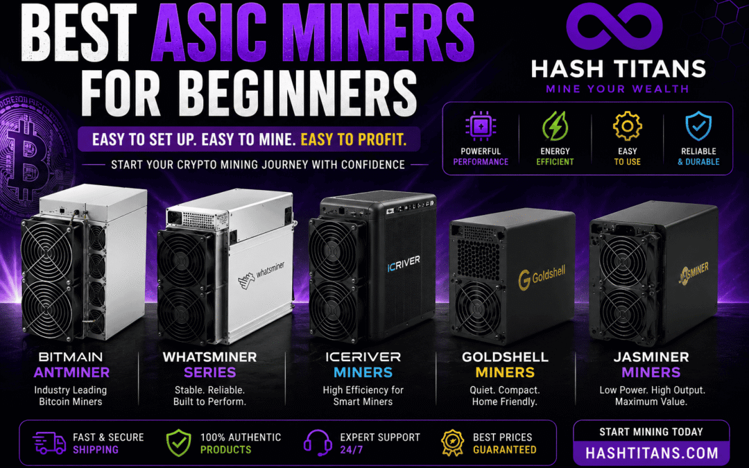 Best ASIC Miners for Beginners 2026: Top Easy-to-Use Bitcoin Mining Machines