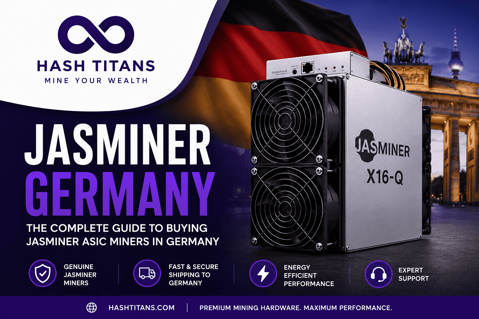 Jasminer Germany | Hash Titans ASIC Mining Hardware Jasminer Germany – Buy Genuine Jasminer ASIC Miners in Germany from Hash Titans