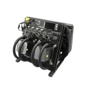 NerdOCTAxe Rev 3.1 Hydro SHA-256 ASIC Bitcoin miner delivering 12 TH/s hashrate with 190W power consumption and hydro cooling for energy-efficient Bitcoin mining.