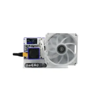 NerdQX SHA-256 ASIC Bitcoin miner delivering 8 TH/s hashrate with 170W power consumption for efficient Bitcoin mining