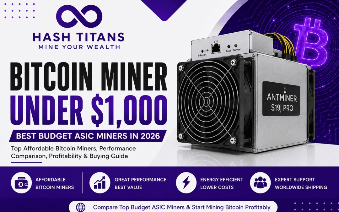 Bitcoin Miner Under $1,000: Best Budget ASIC Miners in 2026
