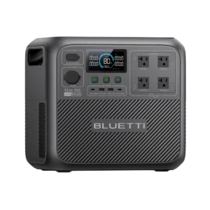 BLUETTI Elite 200 V2 portable power station for home backup, camping, RV travel, and off-grid solar power